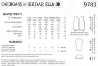 Knitting Pattern - Sirdar 9783 - Ella DK - Cardigans